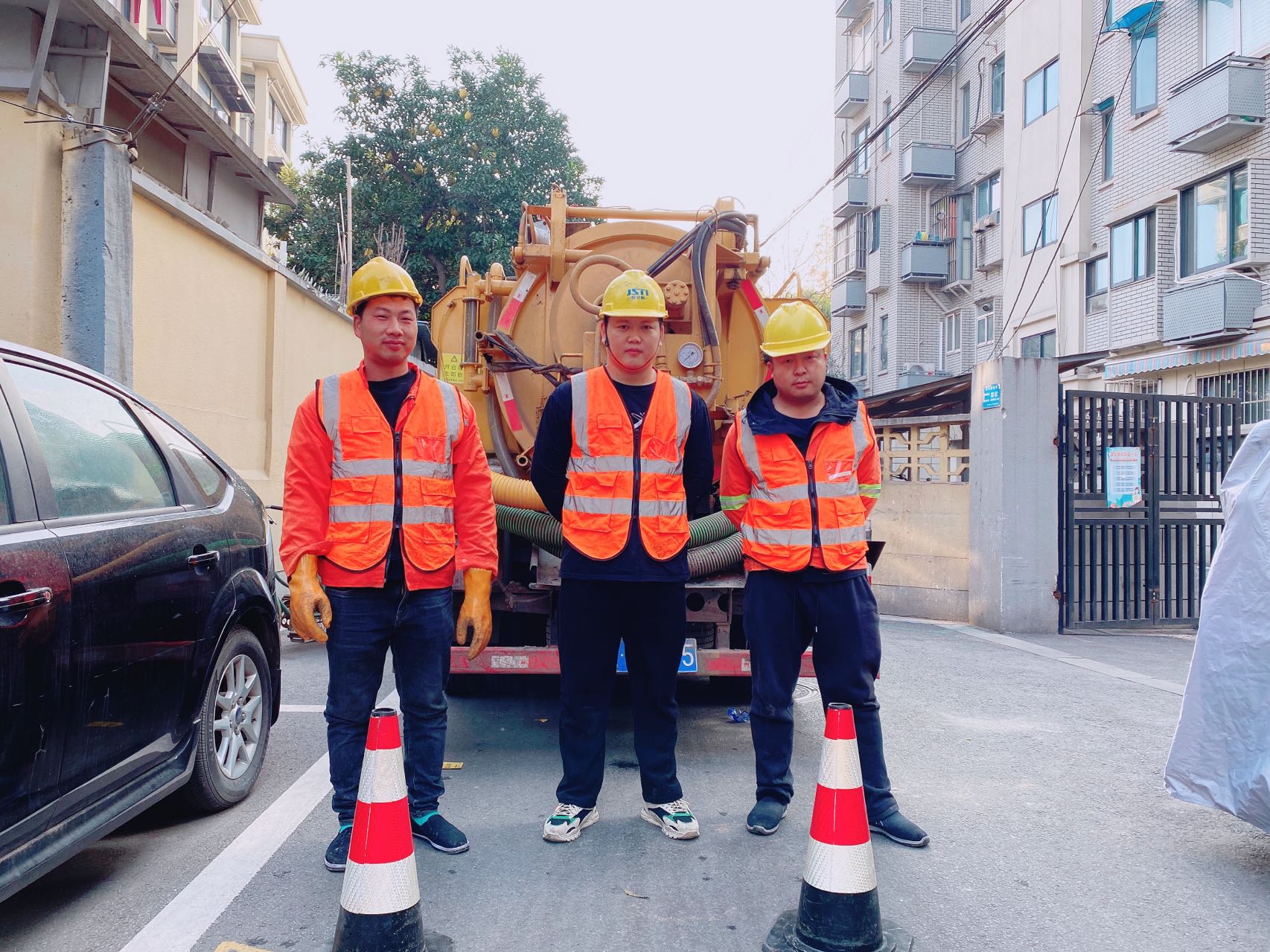 黄梅南京某小区管道清淤检测施工